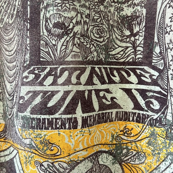 The Doors Graphic Concert Tee Sacto Memorial Auditorium, Dusty Orchid & Orange - Picture 3 of 10